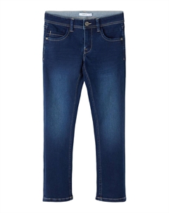 Джинсы Slim Fit NKMSILAS PANT, цвет dark blue denim Name it
