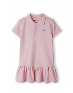 Повседневное платье SHORT SLEEVE WITH FRILLED, цвет light pink Minoti