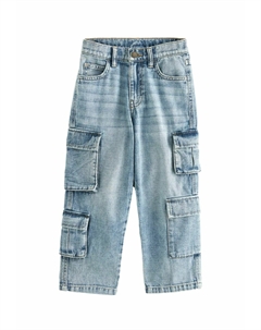 Джинсы прямого кроя MULTIPOCKET, цвет bleach wash Next