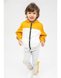 Куртка демисезонная WITH HOOD, цвет yellow/white Minoti