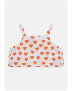 Топ HEARTS CROP, цвет off-white Tinycottons