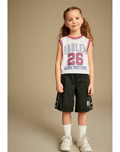 Топ HARLEM GLOBETROTTERS BASKETBALL REGULAR FIT, цвет white Next