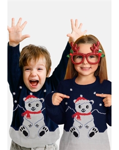 Вязаный свитер TEDDY & SNOW WINTER, цвет blau United labels