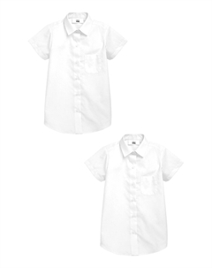 Блузка-рубашка 2 PACK SHORT SLEEVE, цвет white (480780) Next