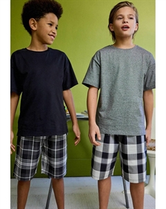 Комплект ночной одежды CHECK 2 PACK SET REGULAR FIT, цвет monochrome Next