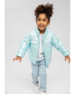 Куртка демисезонная SHINY PUFFER, цвет light blue Minoti