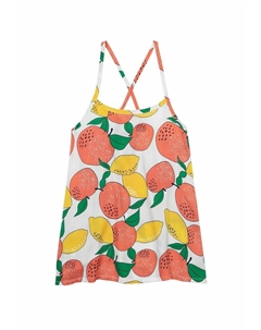 Топ ALL OVER PRINT, цвет white orange yellow Minoti