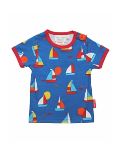 Футболка с принтом MIT SEGELBOOT, цвет blau Toby tiger
