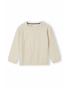 Вязаный свитер CREW NECK, цвет ecru Minoti
