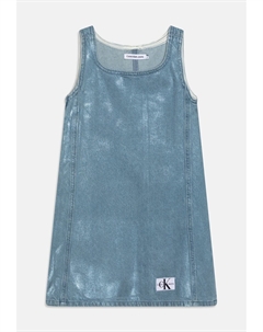 Джинсовое платье PINAFORE DRESS, цвет meta blue foil Calvin klein jeans