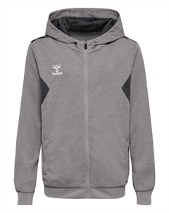 Куртка для тренировок HMLAUTHENTIC PL ZIP HOODIE, цвет grey melange Hummel