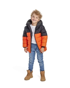 Зимняя куртка PADDER PUFFER, цвет orange black Minoti