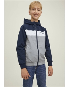 Легкая куртка JJERUSH BLOCKING HOOD, цвет navy blazer Jack & jones junior