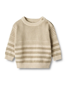 Вязаный свитер JANUS, цвет grey sand Wheat