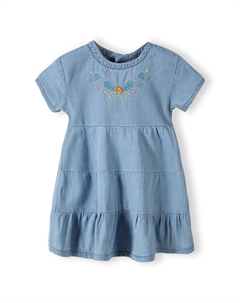 Джинсовое платье, цвет light-blue denim Minoti