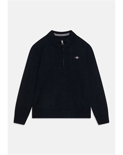 Джемпер SHIELD HALF ZIP UNISEX, цвет evening blue Gant