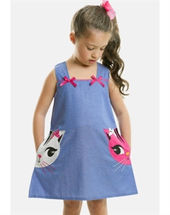 Джинсовое платье TWIN CATS, цвет blau Denokids