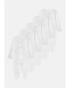 Комбинезон BABY 5 PACK UNISEX, цвет white Marks & spencer