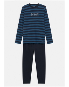 Пижама LANG, цвет blau Schiesser