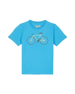 Футболка с принтом, цвет aqua blue Watapparel