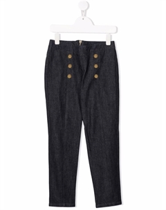 Kids брюки с пуговицами, синий Balmain