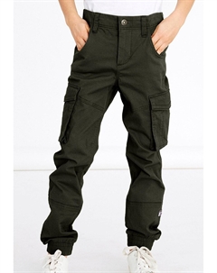 Брюки карго NKMRYAN CARGO R TWI PANT 2222-BA, цвет dark green Name it