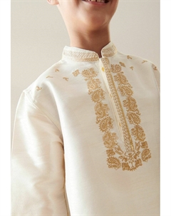 Рубашка EMBROIDERED REGULAR FIT, цвет ivory Next