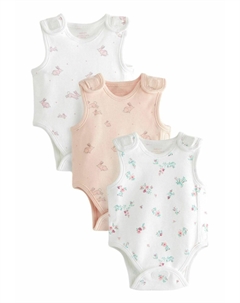 Боди PREMATURE 3 PACK REGULAR FIT, цвет pink Next