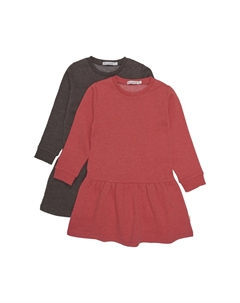 Повседневное платье LS 2-PACK, цвет tomato puree Minymo®