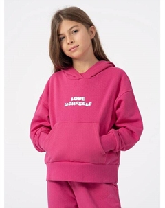 Толстовка обычного кроя, розовый 4f