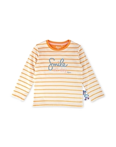 Рубашка с длинным рукавом WILD FLAMINGO, цвет creme orange Sigikid