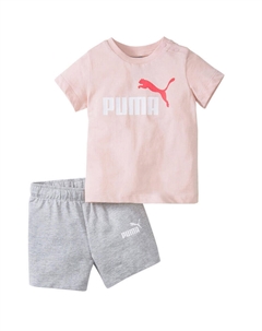 Minicats Tee Short Set, Girly, футболка, розовый Puma