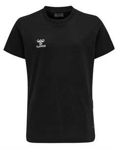Футболка S/S Hmlmove Grid Cotton S/S Kid, черный Hummel