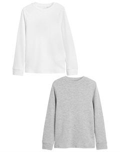 Рубашка с длинным рукавом THERMAL 2 PACK, цвет light grey Next