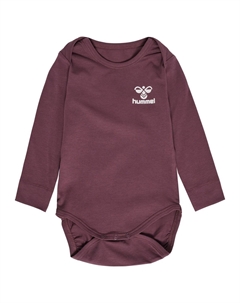 Боди HMLELVINA L/S, цвет plum wine Hummel