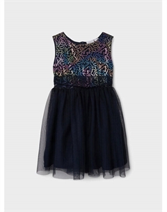 Элегантное платье обычного кроя, синий Name it