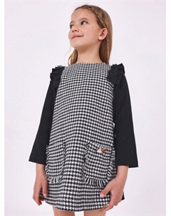 Платье на каждый день, стандартного кроя, черный Mayoral