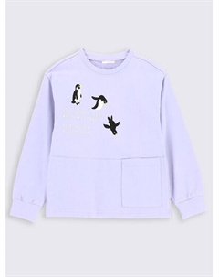Толстовка обычного кроя, фиолетовый Coccodrillo
