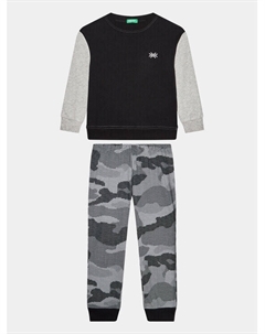 Пижамы стандартного кроя, черный United colors of benetton