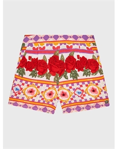 Тканевые шорты свободного кроя, мультиколор Guess