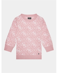 Платье на каждый день, стандартного кроя, розовый Guess