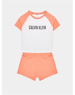 Пижамы стандартного кроя, коралловый Calvin klein