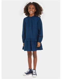 Платье на каждый день, стандартного кроя, синий Tommy hilfiger