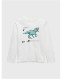 Блуза стандартного кроя, белый Tom tailor