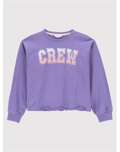 Толстовка свободного кроя, фиолетовый Coccodrillo