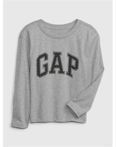 Блуза стандартного кроя, серый Gap