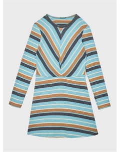 Платье на каждый день, стандартного кроя, синий United colors of benetton