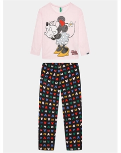 Пижамы стандартного кроя, розовый United colors of benetton