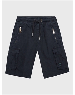 Тканевые шорты стандартного кроя, синий Guess