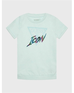 Платье на каждый день, стандартного кроя, синий Guess